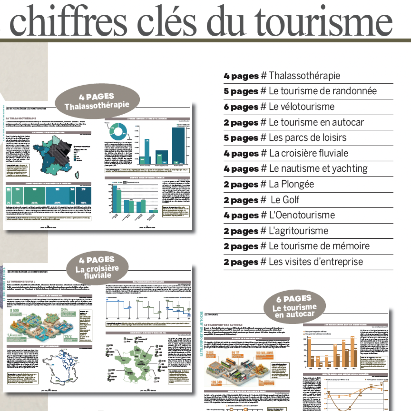 Le pitch du numéro spécial Les chiffres clés de l'économie touristique